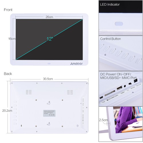Cornice digitale led 12 - cornice, hd