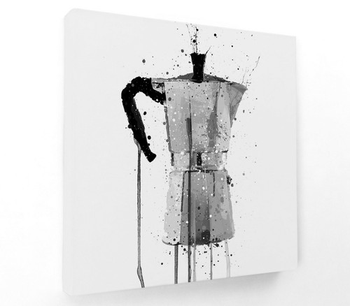 Caffettiera splash art - caffettiera,